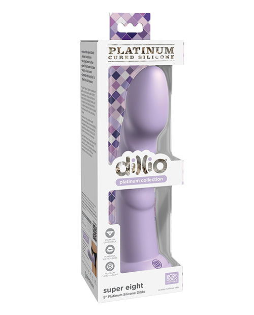 Pipedream Products 538812 Dillio Platinum 8" Silicone Dildo - Purple