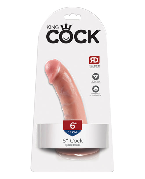 Pipedream Products 550121 King 6" Cock, Vibrating, Suction Cup