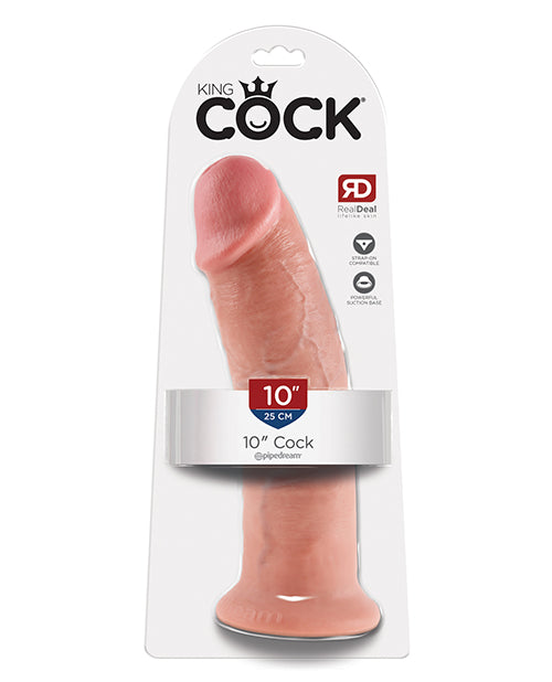 Pipedream Products 550521 King Cock 10" Vibrating Dildo, Ivory PVC