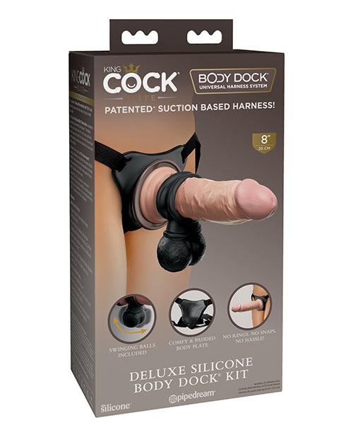 Pipedream Products 578421 King Cock Elite Deluxe Body Dock Kit, Black