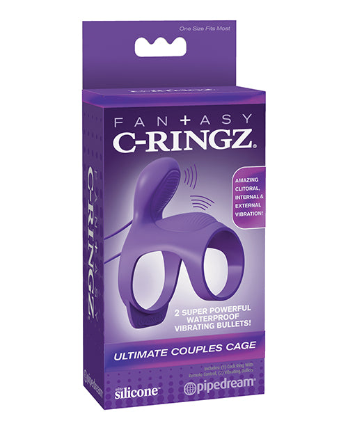 Pipedream Products 581612 Fantasy C-Ringz Ultimate Couples Cage, Purple