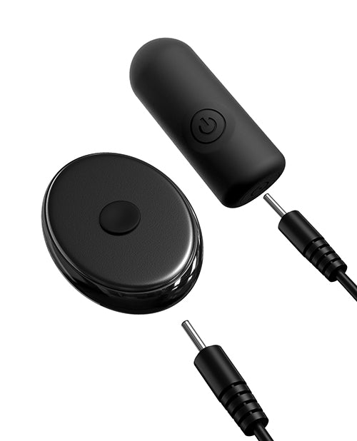 Pipedream Products ControlCore Trainer Remote-Controlled Vibrating C-Ringz — Black