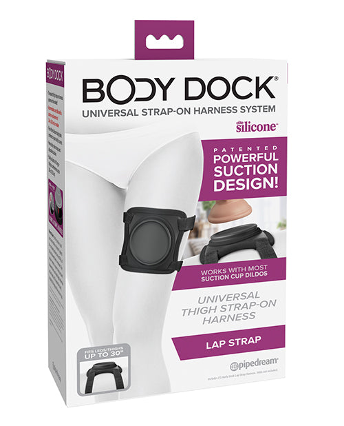 Pipedream Products BD10600 Body Dock Lap Strap, Suction Design, Silicone