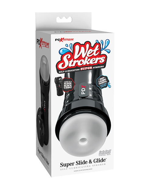 PDX Brands RD44320 Wet Strokers Super Slide & Glide, Clear, Self-Lubricating