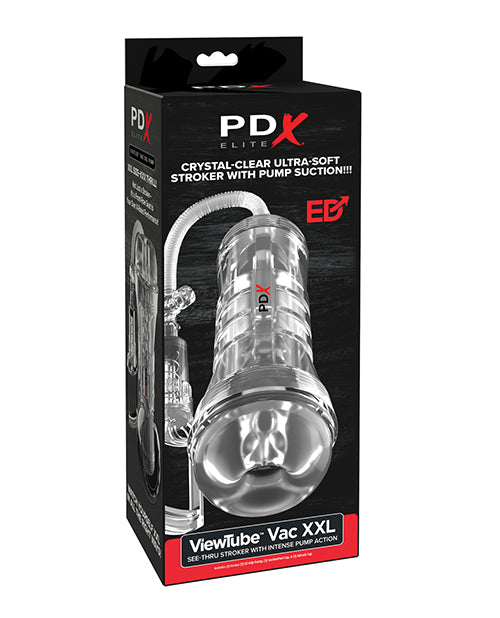 PDX Elite ViewTube Vac XXL Pump Stroker with See-Thru Design