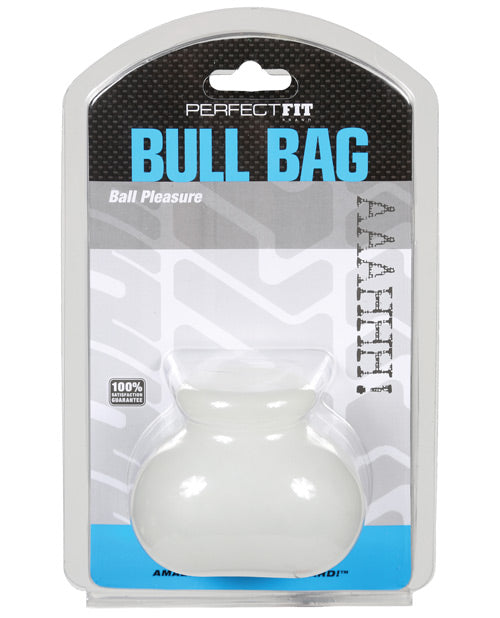 Perfect Fit Brand BS-31C Bull Bag - Clear, 0.75" Stretch, Silicone/TPR