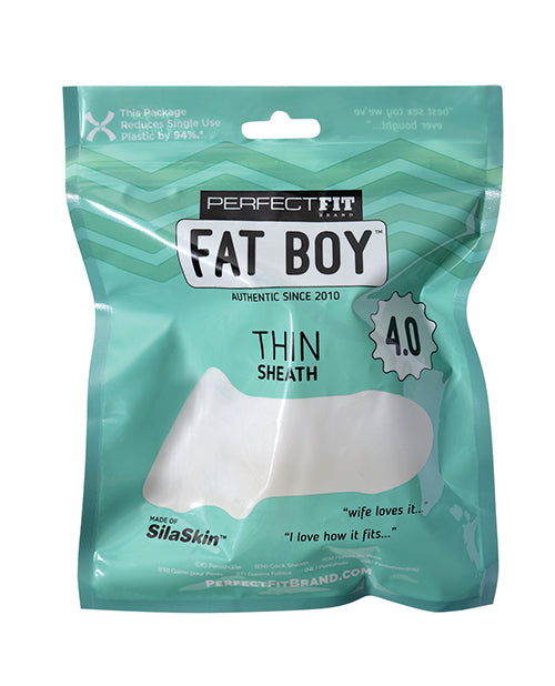 Perfect Fit Brand CS-06C Fat Boy Thin 4.0 - Clear Silicone