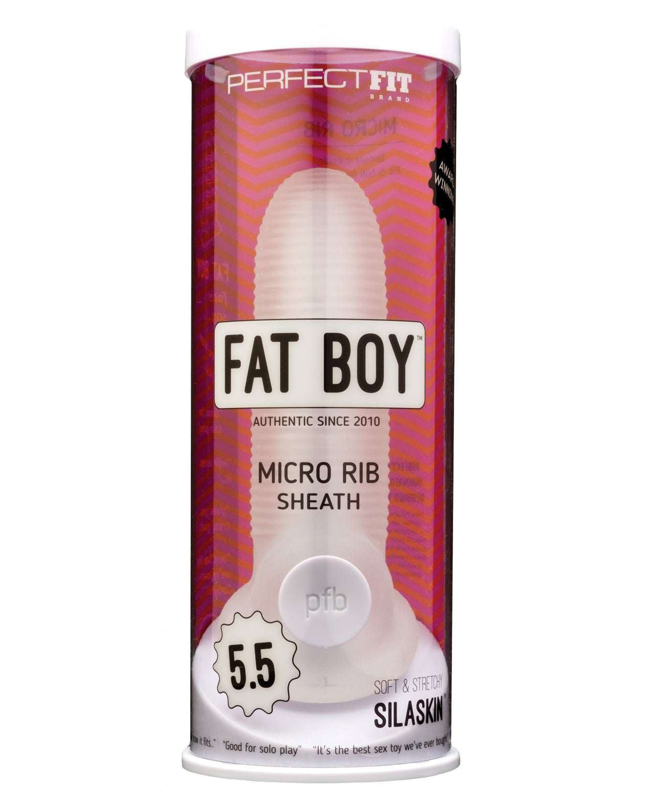 Perfect Fit Fat Boy Micro Ribbed Sheath, 5.5" – SilaSkin Silicone