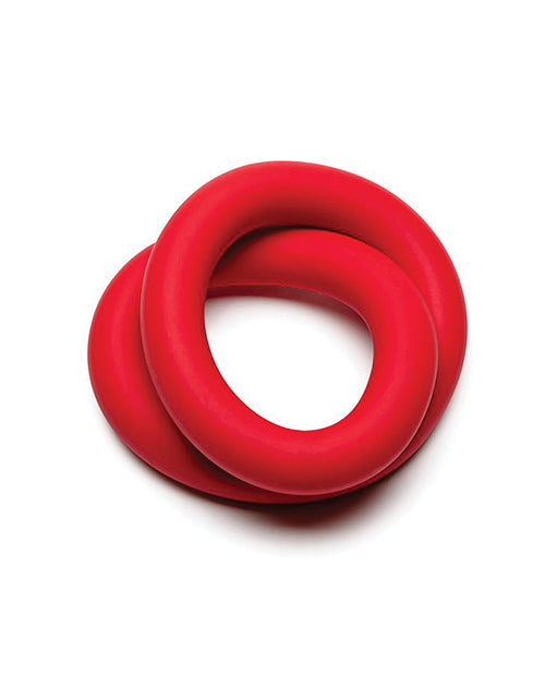 Perfect Fit Hefty Wrap Ring, 9 in., Red Silicone