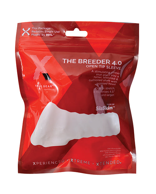 Perfect Fit Brand XP-21C Xplay Gear Breeder Sleeve 4.0, Clear Silicone