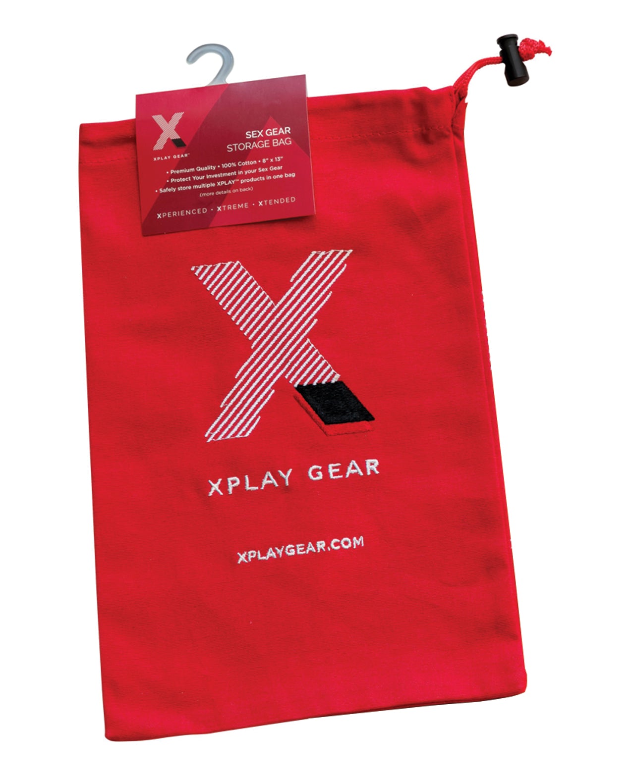 Perfect Fit Brand XP-99 Xplay Gear Ultra Soft Gear Bag, 8" x 13", Cotton, Red