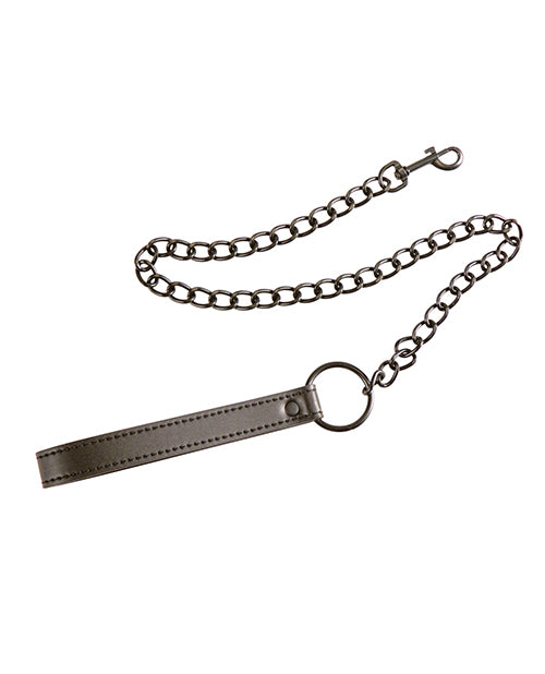 Plesur PVC Leash, Black