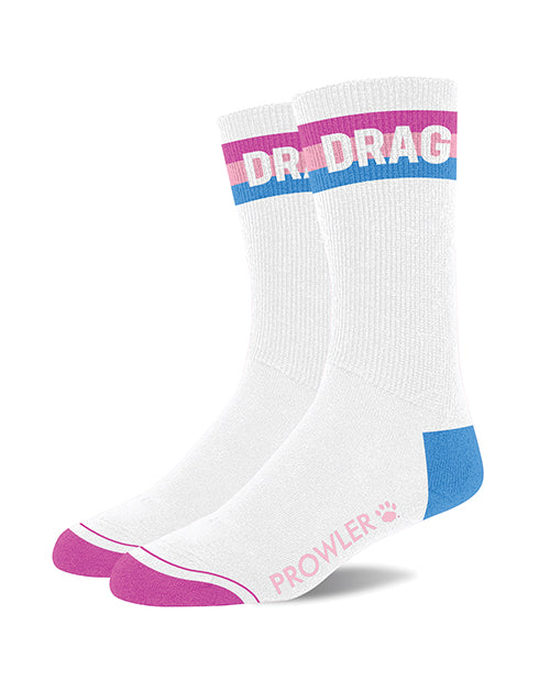 Prowler PR-SOCK-DRAG Men's RED Drag Socks, Cotton Blend