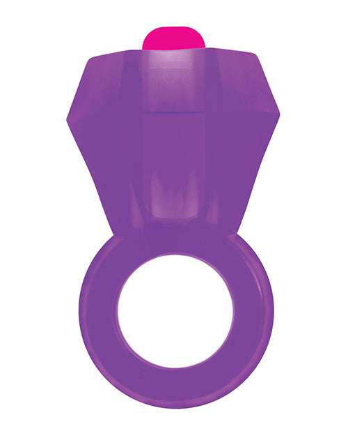 Rock Candy Toys RC-BPR-101-PU Bling Pop C-Ring, Purple Vibrating TPE