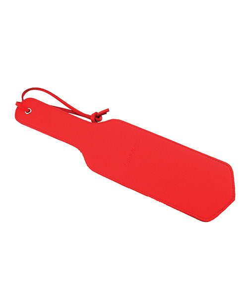Rouge Garments Ltd FP010-RD Fetish Play Paddle, Red, Faux Leather