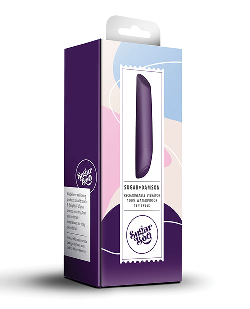 Rocks-Off 10SUGDMPP Sugar Boo Sugar Damson Vibrator, Purple
