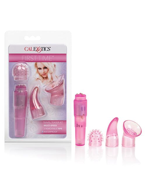 California Exotic Novelties SE-0004-41-2 Teaser Massager, Pink, 3 Tips