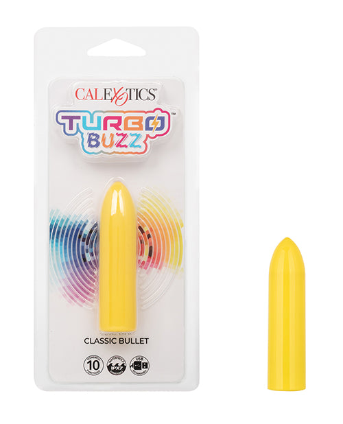 California Exotic Novelties Turbo Buzz Classic Bullet Stimulator, Yellow