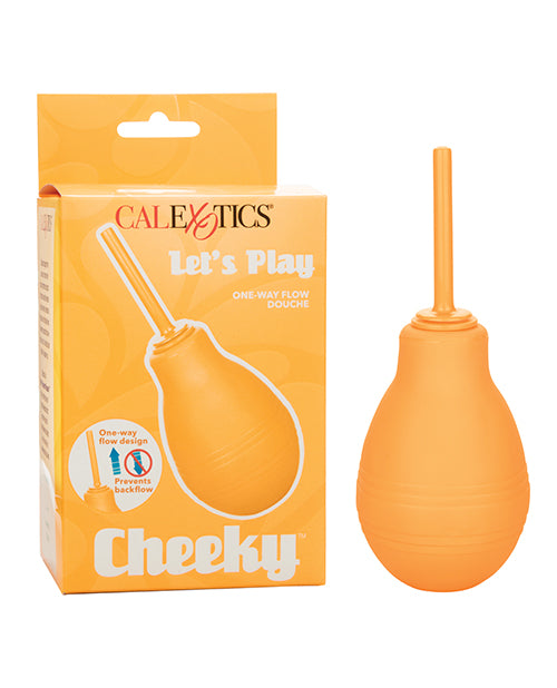 California Exotic Novelties Cheeky One Way Flow Anal Douche, Orange, 7.3 fl oz