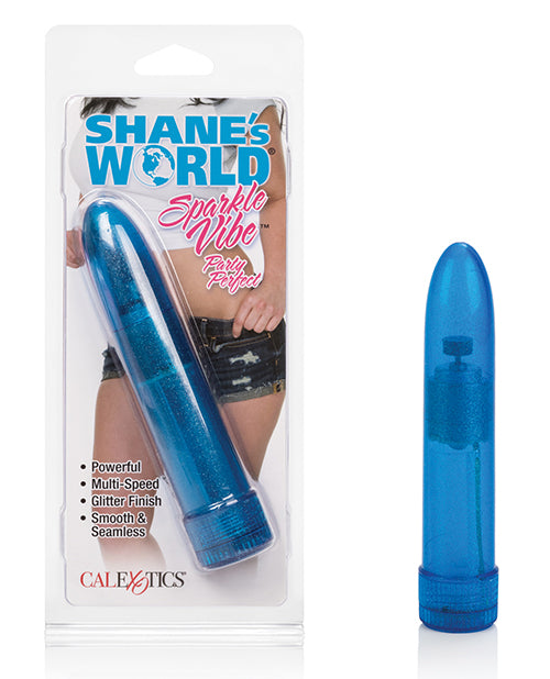 California Exotic Novelties SE-0497-12-2 Sparkle Vibe, Blue, 4.5"