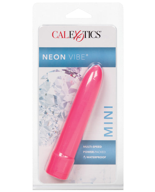 California Exotic Novelties SE-0542-04-2 Mini Neon Vibe - Pink, 4.5" Vibrator