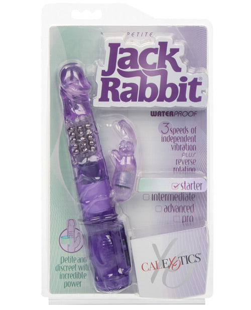 California Exotic Novelties Petite Jack Rabbit Dual Stimulation Vibrator, Purple
