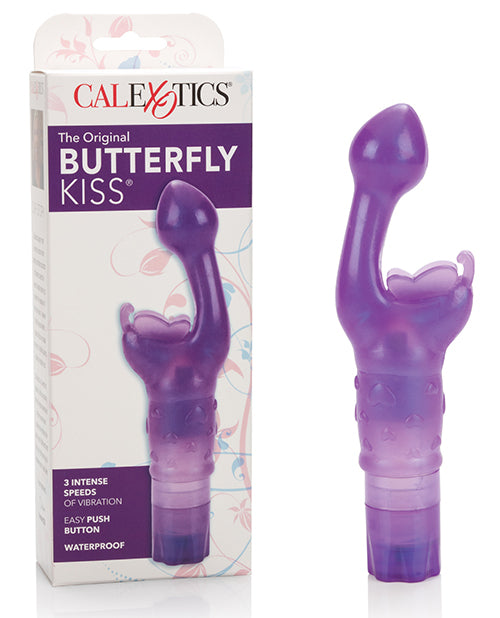 California Exotic Novelties Butterfly Kiss Intimate Massager, Purple