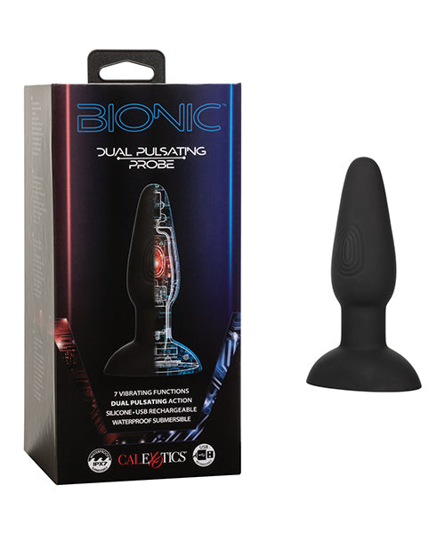 CalExotics Bionic Dual Pulsating Probe, 7 Functions, Body-Safe Silicone