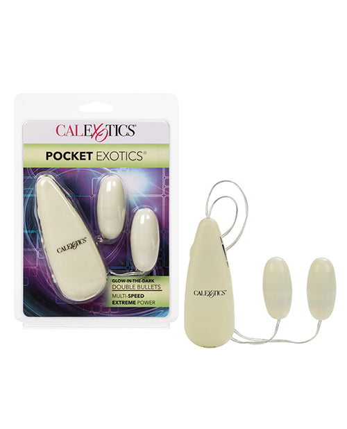 California Exotic Novelties SE-1101-20 Pocket Exotics Dual Bullet - Glow