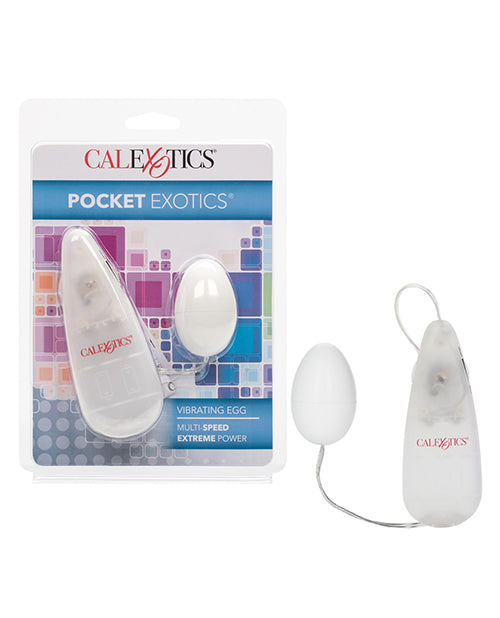 California Exotic Novelties SE-1107-09-2 Pocket Exotics Egg, Ivory, Vibrating