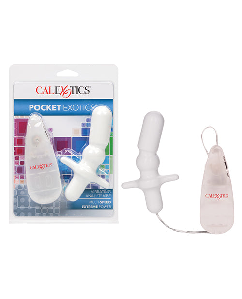 California Exotic Novelties SE-1120-09-2 Pocket Exotics Anal T Vibe, Ivory