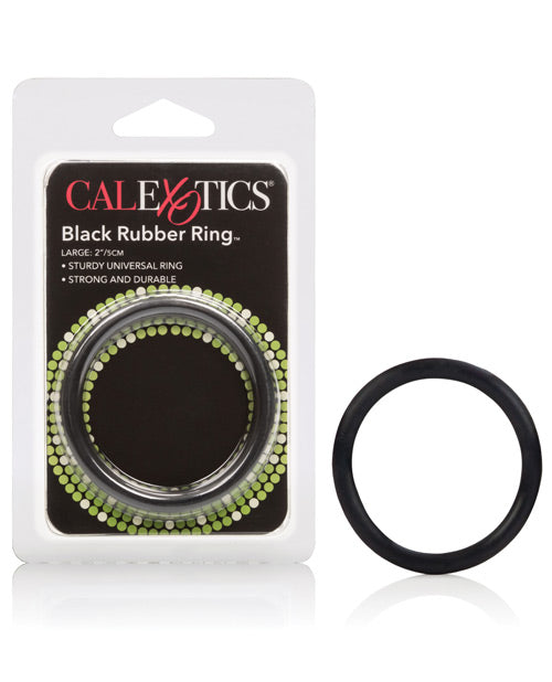 California Exotic Novelties SE-1406-03-2 Black Rubber Ring, Large