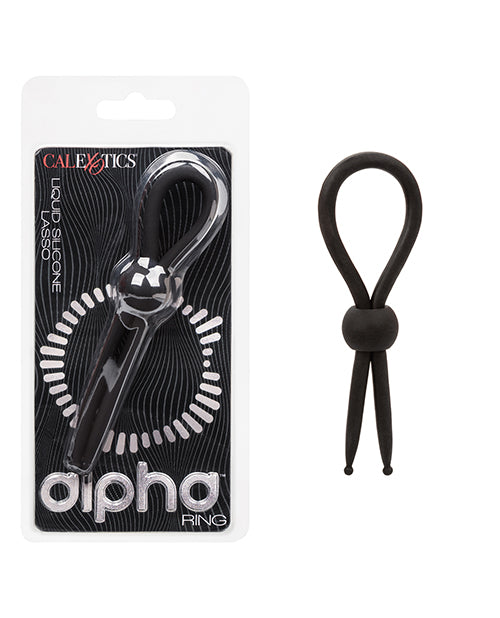 California Exotic Novelties SE-1492-26-2 Alpha Lasso Cock Ring, Black