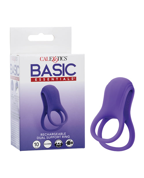 California Exotic Novelties Rechargeable Dual Support Ring, 10 Speeds