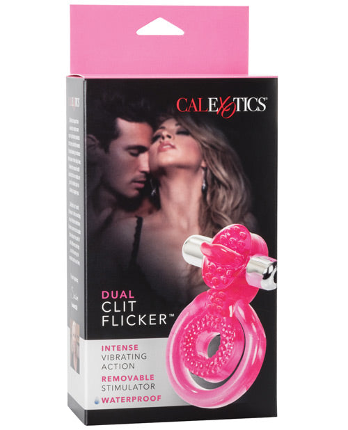 California Exotic Novelties SE-1801-30-3 Dual Clit Flicker, Pink