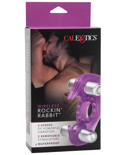 California Exotic Novelties Wireless Rockin' Rabbit Couples Enhancer, Purple