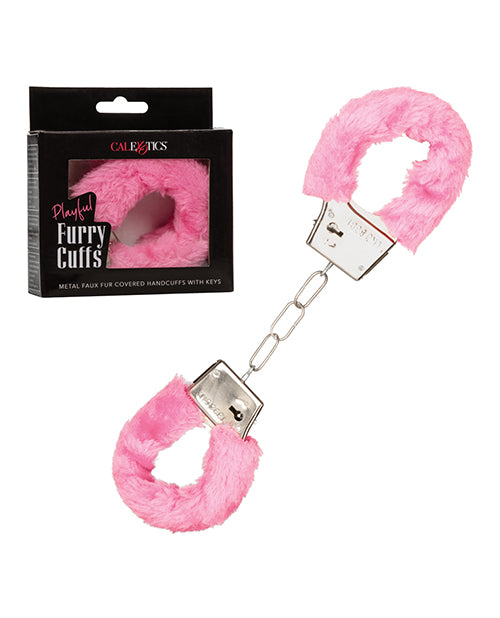 California Exotic Novelties SE-2651-20-3 Playful Furry Cuffs, Pink
