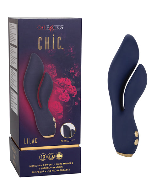 California Exotic Novelties Chic Lilac Rabbit Vibrator, 10-Function Waterproof