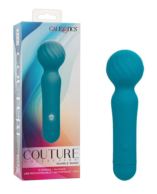 California Exotic Novelties Couture Collection Rumble Wand, Turquoise