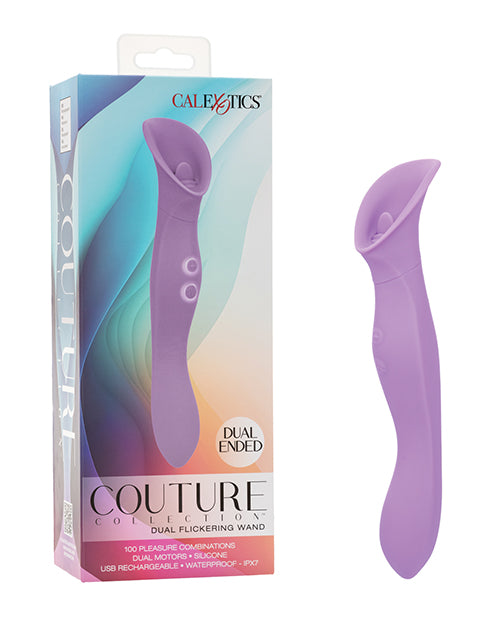 California Exotic Novelties SE-4575-06-3 Couture Dual Flickering Wand, Purple