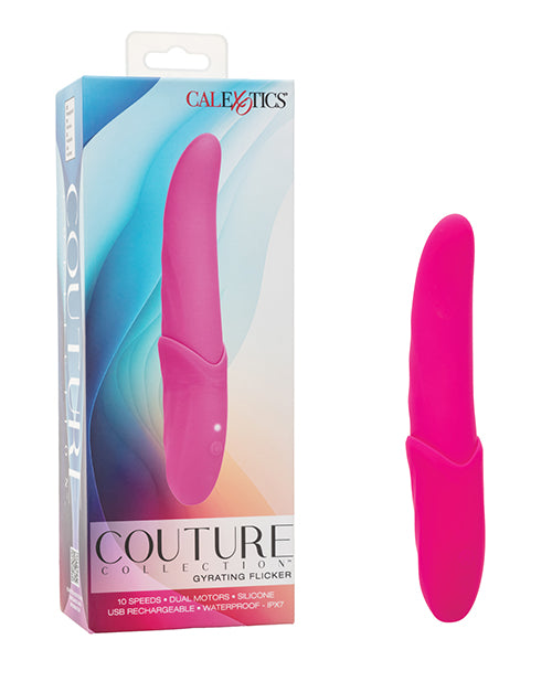 CalExotics Couture Collection Gyrating Flicker, Pink Rechargeable Vibrator