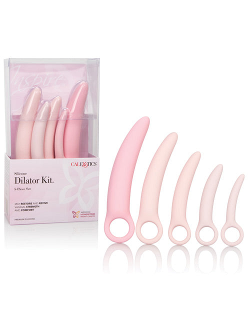 California Exotic Novelties Inspire 5-Piece Silicone Dilator Set, Pink