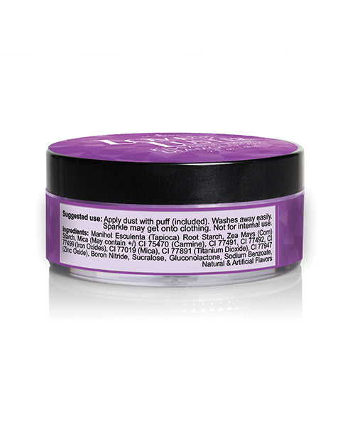 Sensuva Love & Luster Kissable Violet Diamond Dust Jar, 2 oz.