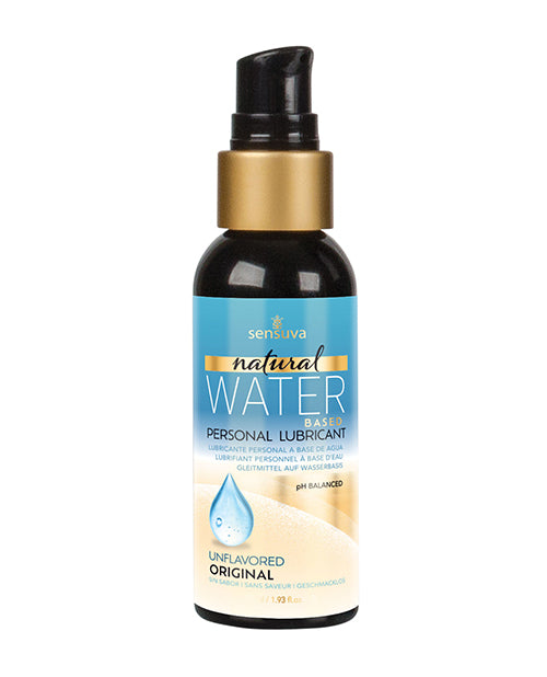 Sensuva VL700-ML Natural Water Based Personal Lubricant, 2 oz Unscented