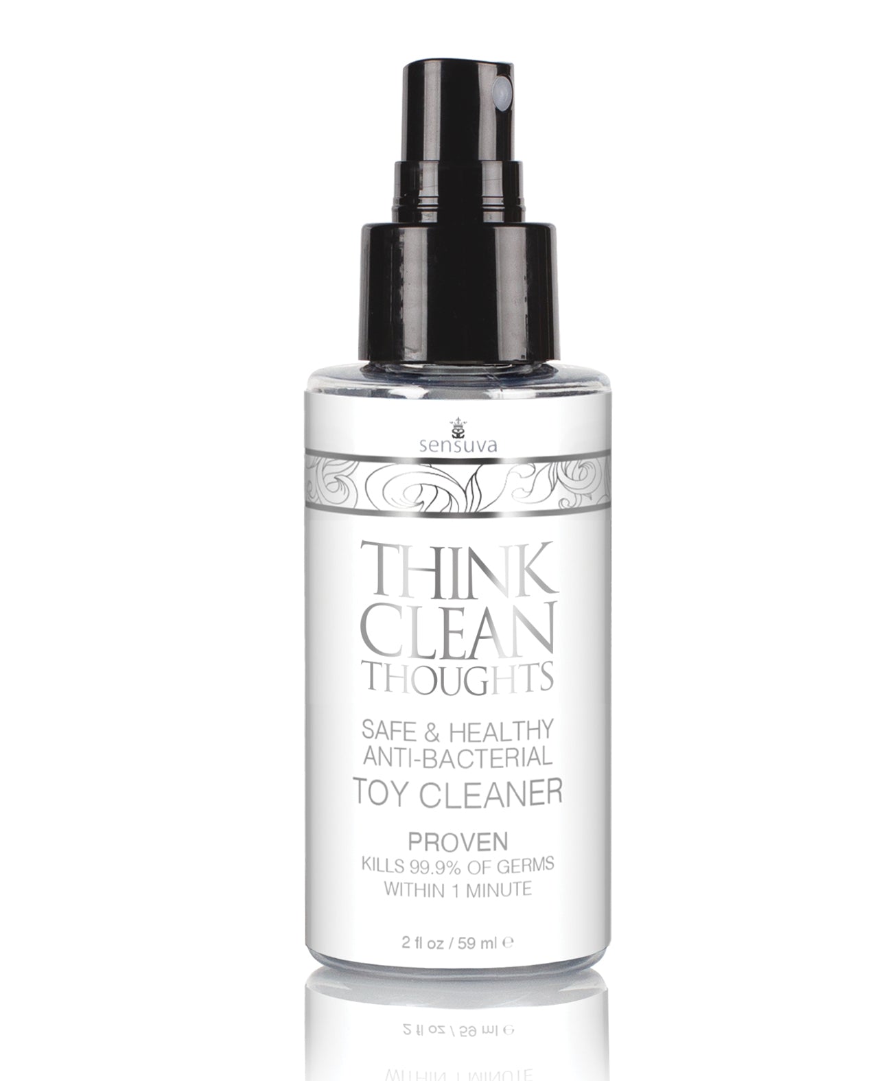 Sensuva VL479 Think Clean Thoughts Anti Bacterial Toy Cleaner, 2 oz