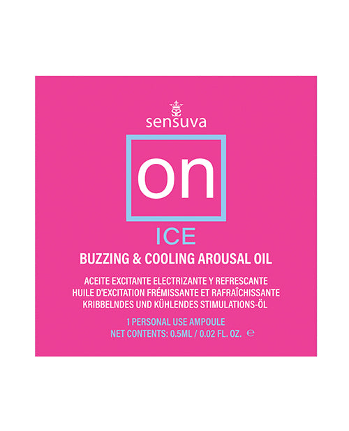 Sensuva ON Ice Arousal Oil - VL511-ML - Cool Tingling, Warm Buzzing