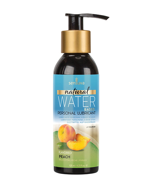 Sensuva VL624-ML Natural Water Based Personal Moisturizer, 4 oz, Peach