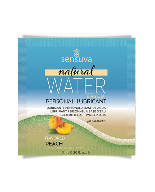 Sensuva VL699-ML Natural Water Based Personal Moisturizer, Peach, 6ml