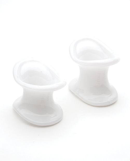 665, Inc Sport Fucker Silicone and TPR Ball Stretcher Kit, White