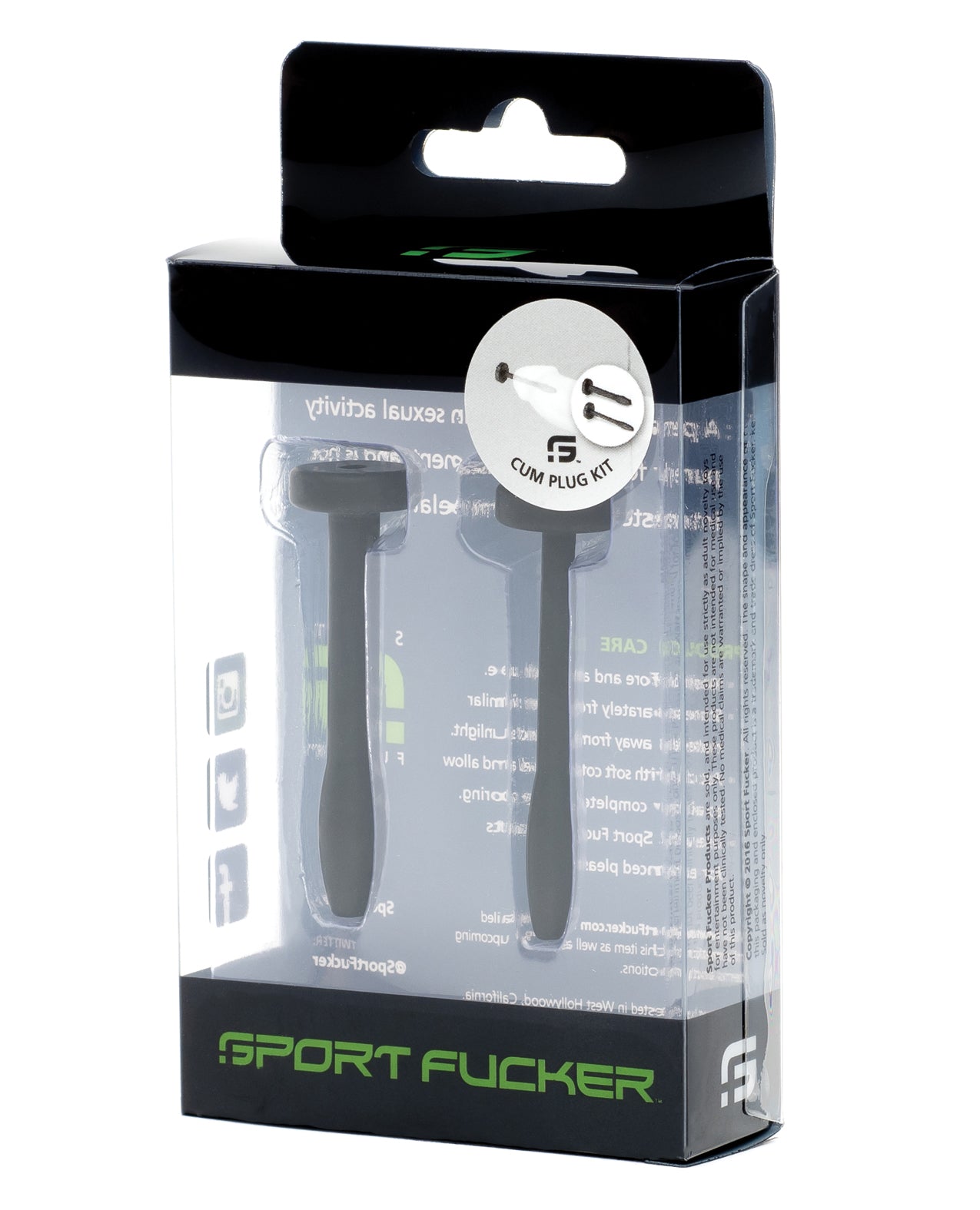 665, Inc 11747 Sport Fucker Cum Plug Kit, Medical Grade Silicone, 2 Sounds